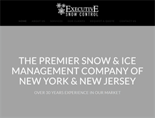 Tablet Screenshot of executivesnowcontrol.com